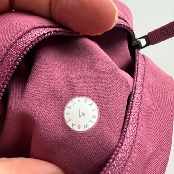 Lululemon Speed Up Crop 21” Moss Rose Size 4 - Picture 4 of 5